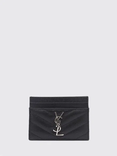 Saint Laurent Wallet Woman  In Black