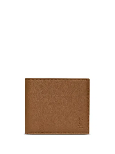 Saint Laurent Wallets & Card Holders In Sand