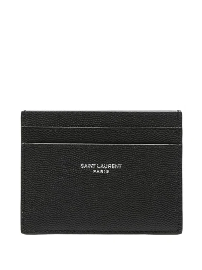 Saint Laurent Wallets In Black