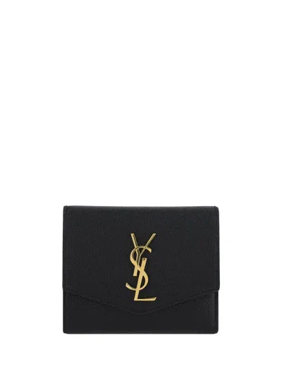 Saint Laurent Wallets In Black