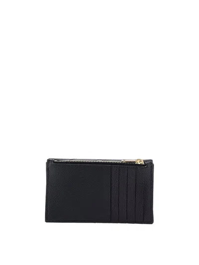 Saint Laurent Black Leather Card Holder