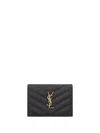 Saint Laurent Wallets Black In Black