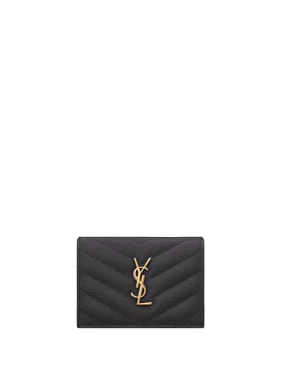 Saint Laurent Wallets Black