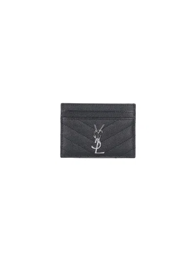 Saint Laurent Wallets In Black