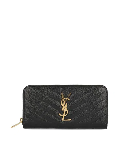 Saint Laurent Wallets In Black