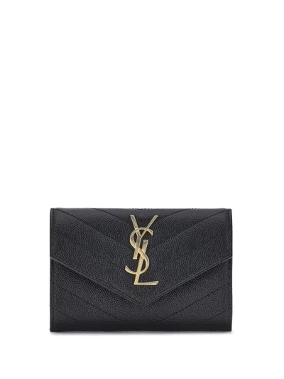 Saint Laurent Wallets In Black