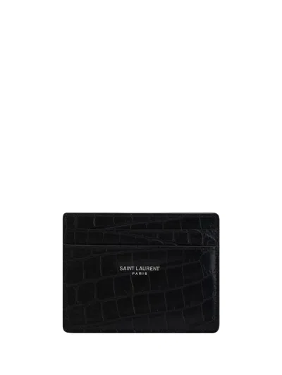 Saint Laurent Wallets In Black