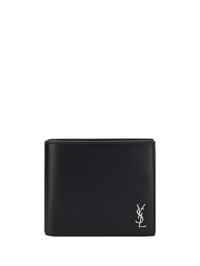 Saint Laurent Wallets In Black