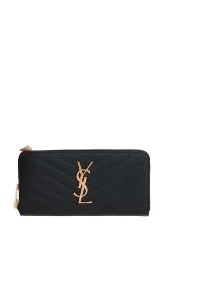Saint Laurent Wallets In Black