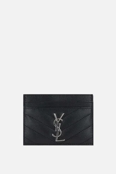 Saint Laurent Wallets In Black