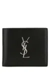 Saint Laurent Black Cassandra Wallet In Black