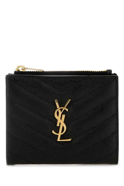 Saint Laurent Wallets In Black