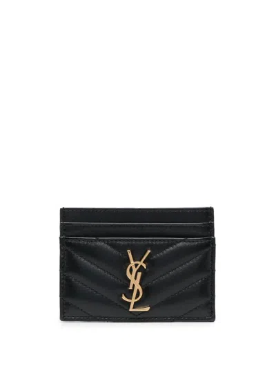 Saint Laurent Wallets In Black