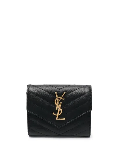 Saint Laurent Wallets In Black