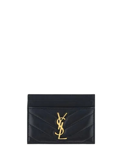 Saint Laurent Wallets In Burgundy