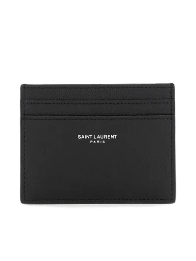 Saint Laurent Wallets In Black