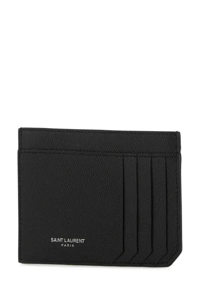 Saint Laurent Wallets In Black