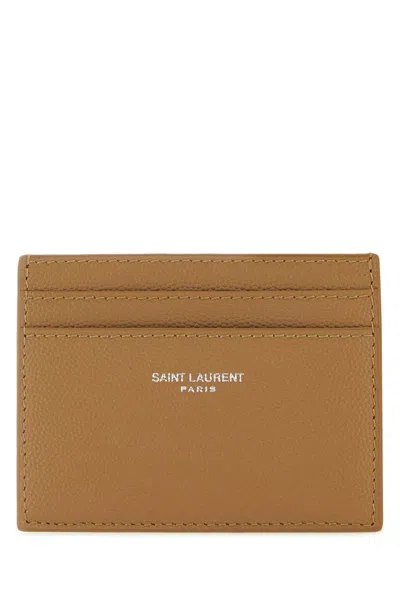 Saint Laurent Wallets In Brown