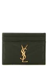 Saint Laurent Wallets In Green