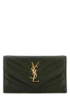 Saint Laurent Wallets In Green