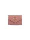 Saint Laurent Wallets In Pink