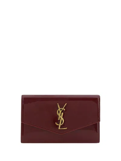 Saint Laurent Wallets In Red