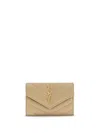 Saint Laurent Wallets In Neutral