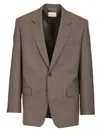 Saint Laurent Grey Wool Chiné Yves Blazer