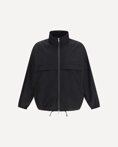 Saint Laurent Waterproof Jacket In Black