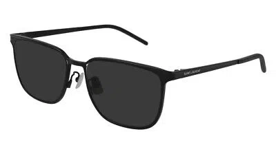 Pre-owned Saint Laurent Wave Sl 428 Sunglasses 002 100% Authentic In Black