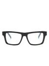 Saint Laurent Wayfarer-frame Glasses In 黑色