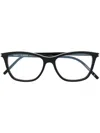 Saint Laurent Wayfarer-frame Glasses In Black