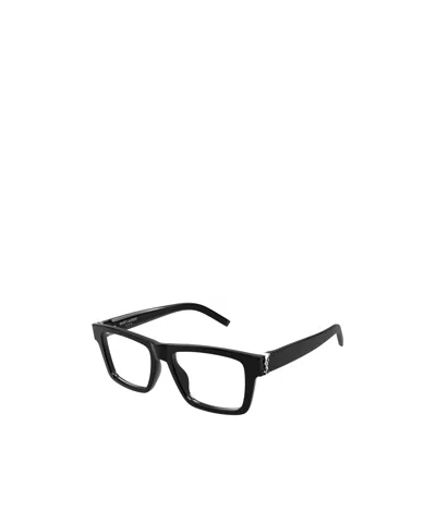 Saint Laurent Wayfarer-frame Glasses In Black