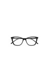 Saint Laurent Wayfarer-frame Glasses In Black