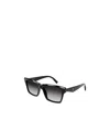 Saint Laurent Wayfarer-frame Sunglasses In Black