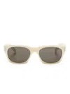 Saint Laurent Wayfarer-frame Sunglasses In Neutrals