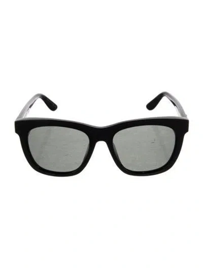 Pre-owned Saint Laurent Wayfarer Tinted Sunglasses In Black