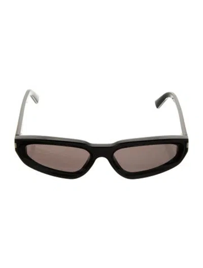 Pre-owned Saint Laurent Wayfarer Tinted Sunglasses In Black