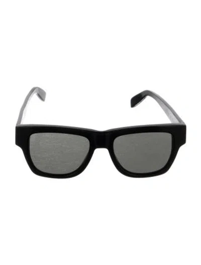 Pre-owned Saint Laurent Wayfarer Tinted Sunglasses In Black