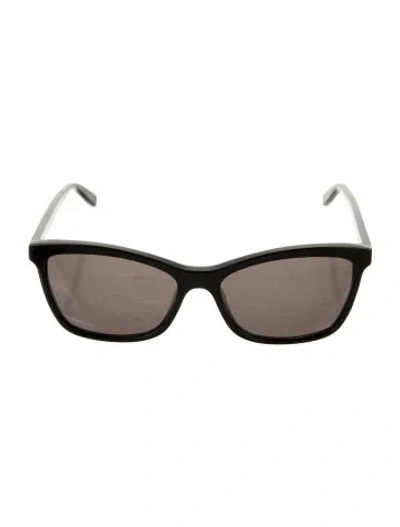 Pre-owned Saint Laurent Wayfarer Tinted Sunglasses In Black