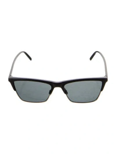 Pre-owned Saint Laurent Wayfarer Tinted Sunglasses W/ Tags In Black