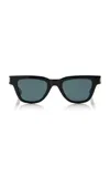 Saint Laurent Wellington Acetate Sunglasses In Blue