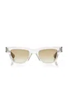 Saint Laurent Wellington Acetate Sunglasses In Neutral