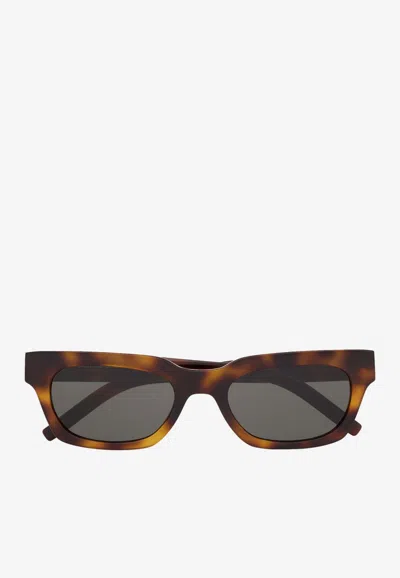 Saint Laurent Wellington Square Sunglasses In Multi