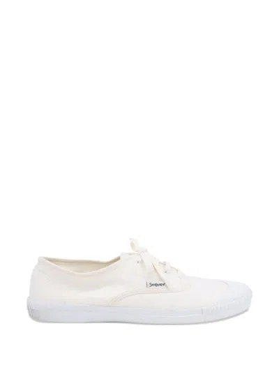 Pre-owned Saint Laurent Wes Lace-up Sneakers In White