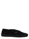 Saint Laurent Black Canvas Wes Sneakers