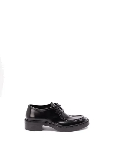 Saint Laurent `wesh` Lace-ups In Black