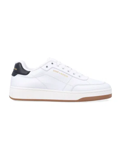 SAINT LAURENT SAINT LAURENT WHITE AND BLACK SL/61 SNEAKERS
