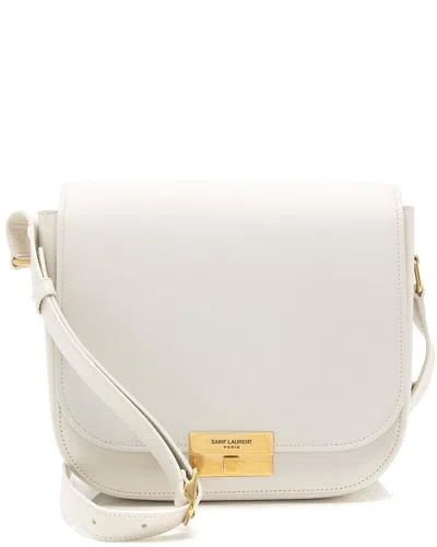 Saint Laurent White Calfskin Betty Messenger (authentic Pre-loved)