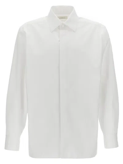 SAINT LAURENT WHITE CASSANDRE SHIRT
